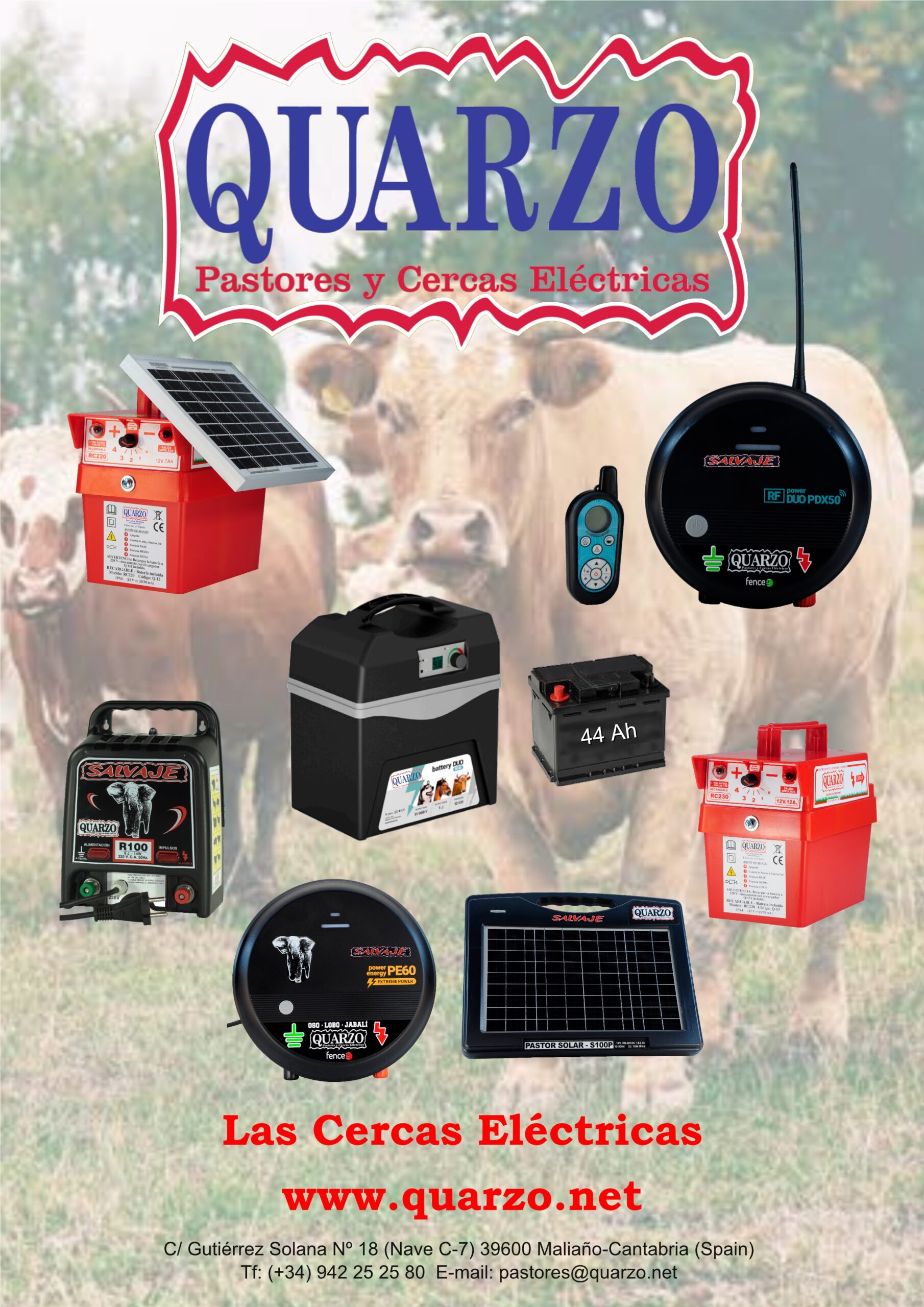 Catálogo 2025 Pastores y cercas eléctricas Quarzo