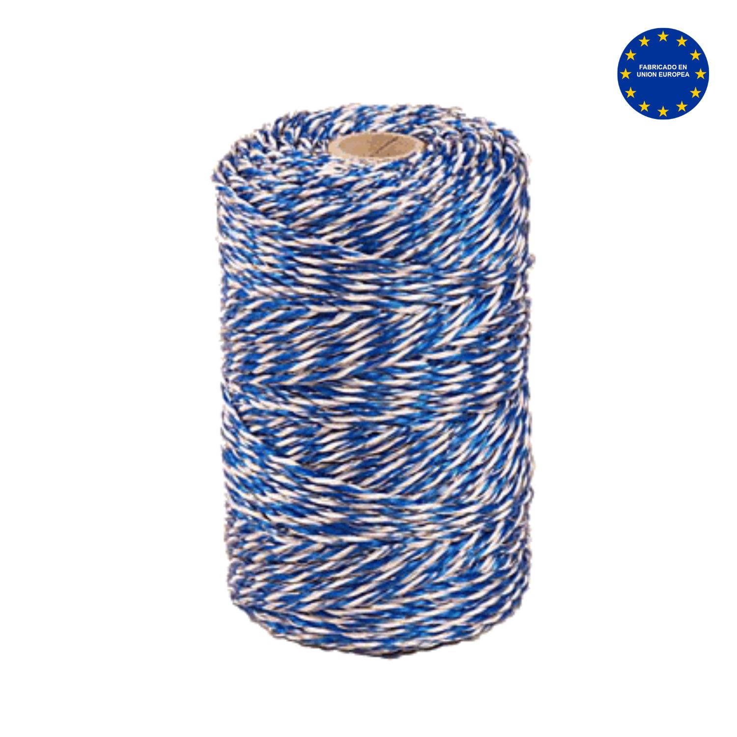 Cable con acero inoxidable azul y blanco 9 conductores
