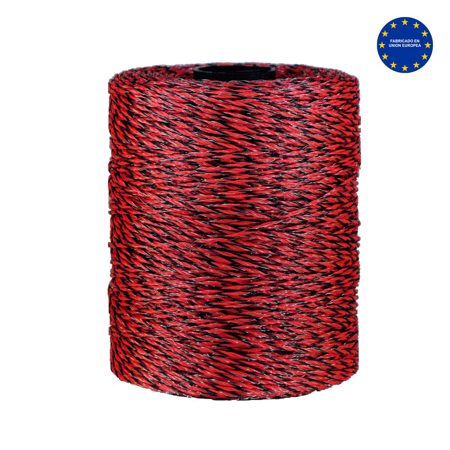 Cable con acero inoxidable rojo y negro 3 conductores 500m