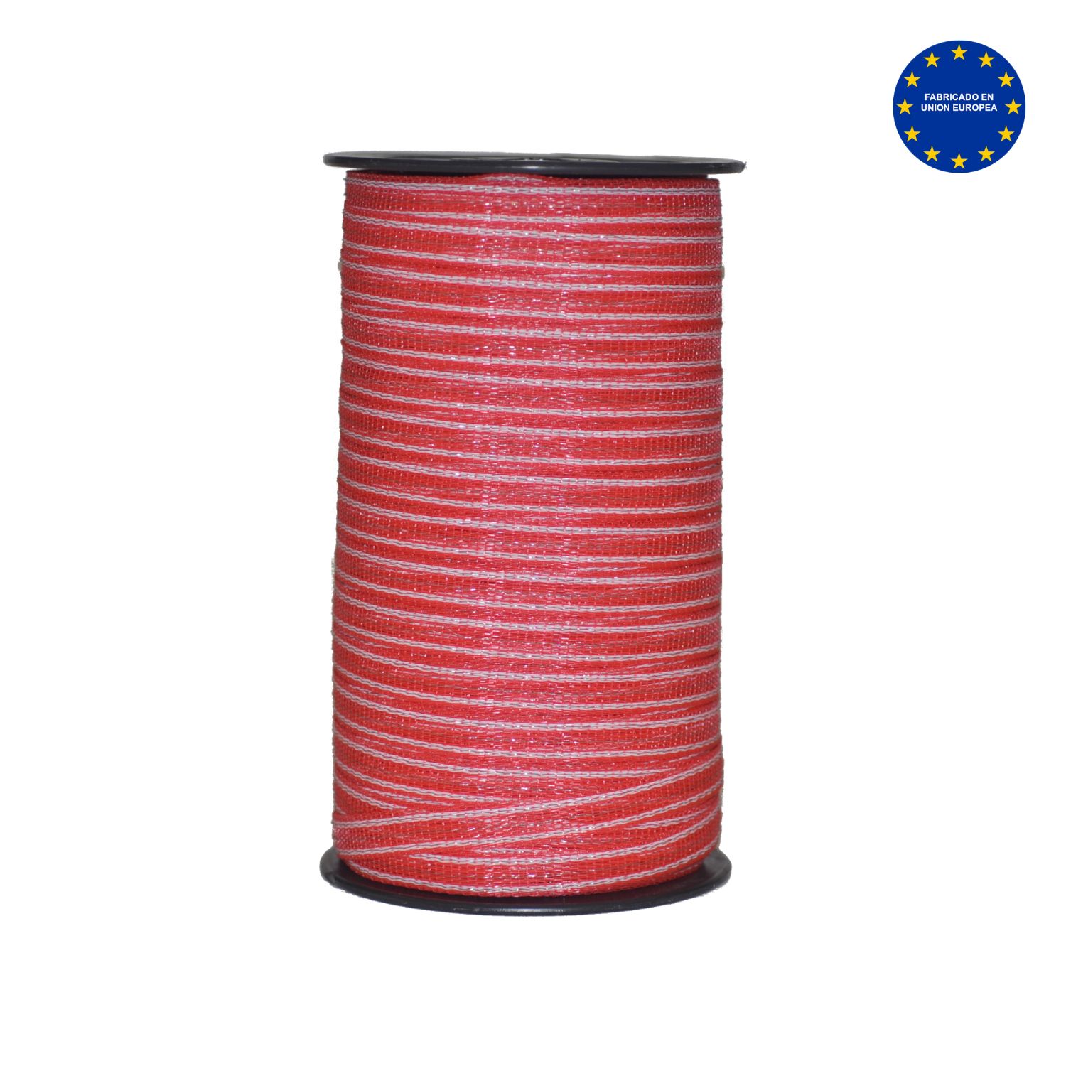 Cinta de acero inoxidable roja y blanca 6 conductores