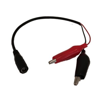Conexión de cargador universal a pinzas batería
