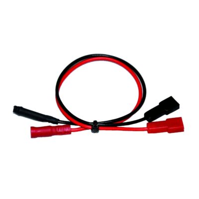 Cable de conexión faston batería a pastor 25cm