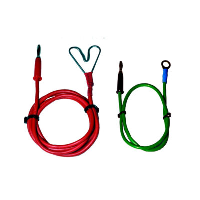 Juego de cables BANANA A.T. 1m y T.T. 0,5m