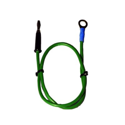 Cable de conexión de pastor BANANA a pica de tierra 0,5m
