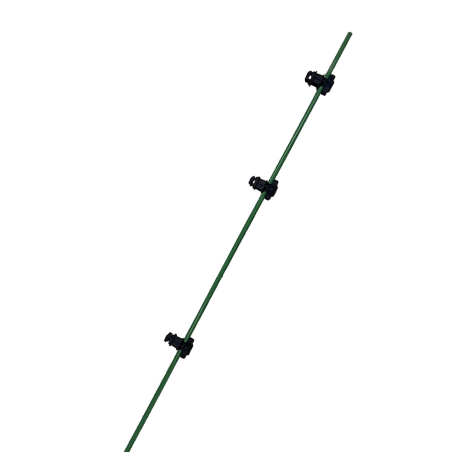 Pica de fibra verde 2,00m sin aislador 25u