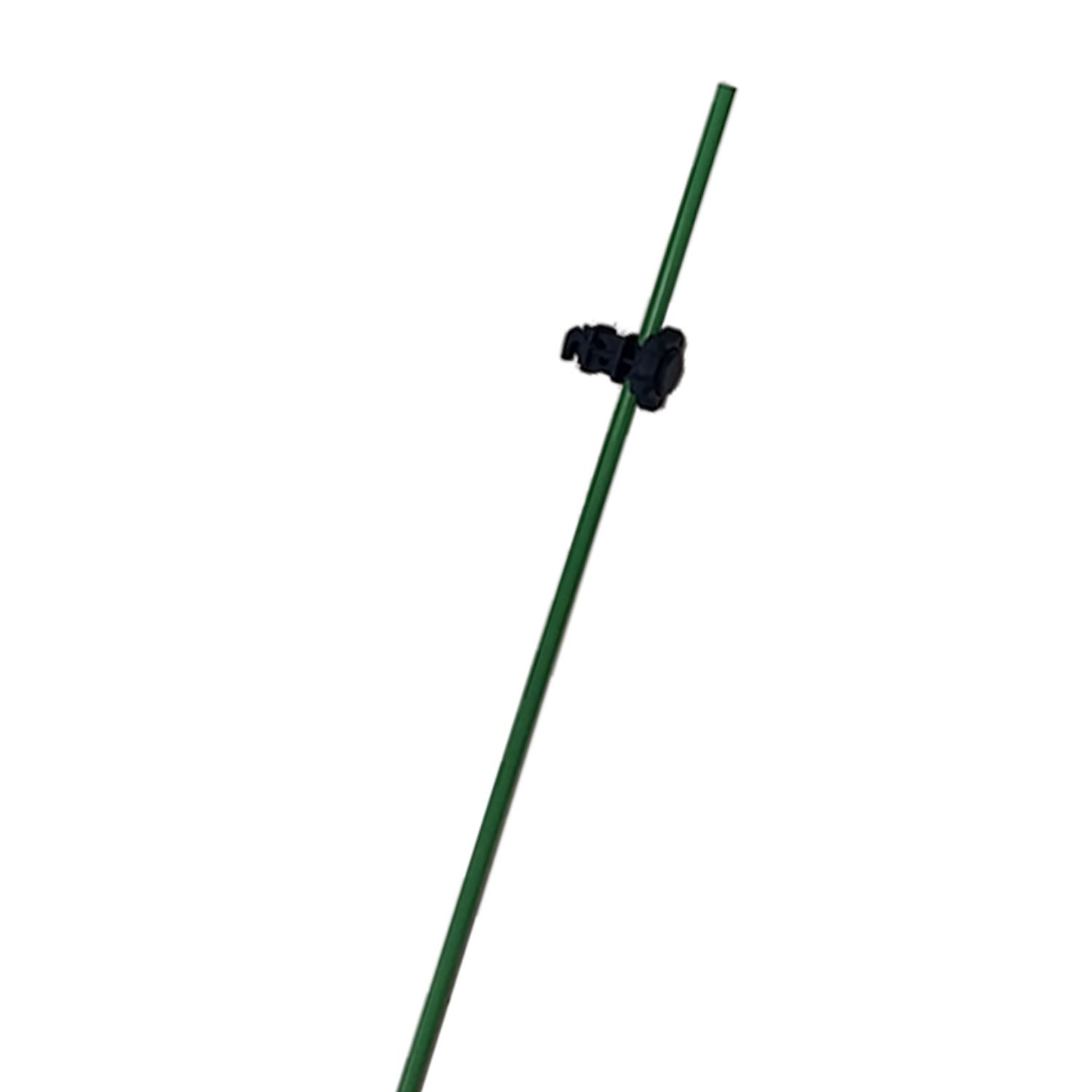 Pica de fibra verde 1,20m con aislador 25u
