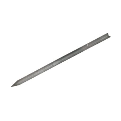 Pica galvanizada-cincada angular 34cm con tuerca